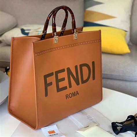 fendi handtasche shopper|fendi sunshine handbags.